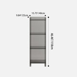 Sleek Modern Minimalist Acrylic Display Rack — Square & Rectangular, 4- or 5-Tier, for Living Room
