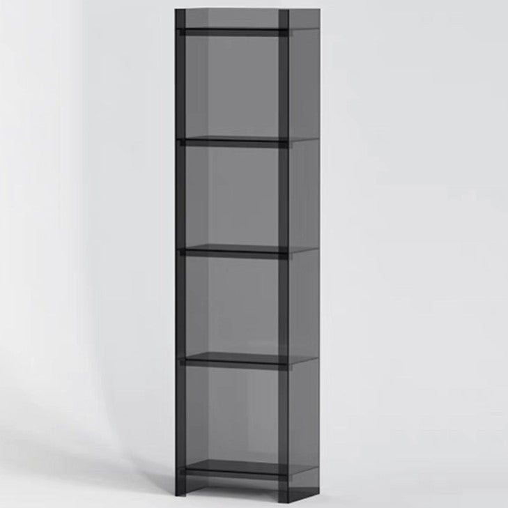Sleek Modern Minimalist Acrylic Display Rack — Square & Rectangular, 4- or 5-Tier, for Living Room