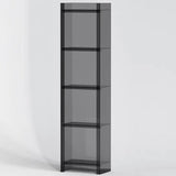 Sleek Modern Minimalist Acrylic Display Rack — Square & Rectangular, 4- or 5-Tier, for Living Room