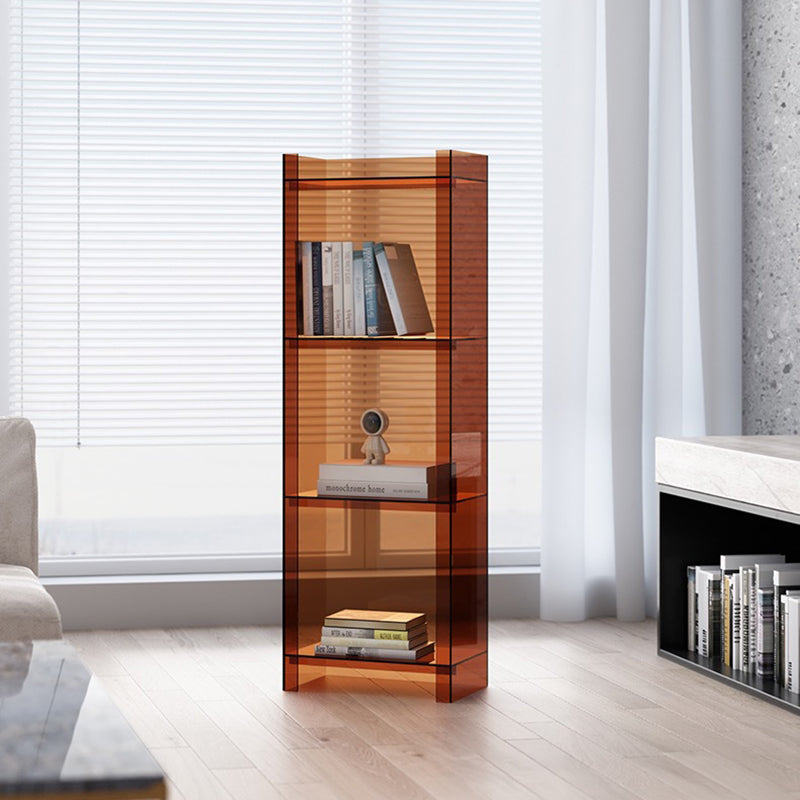 Sleek Modern Minimalist Acrylic Display Rack — Square & Rectangular, 4- or 5-Tier, for Living Room