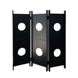 Sleek Modern Minimalist Rectangular Room Divider in Pine Wood & MDF for Living Rooms