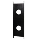 Sleek Modern Minimalist Rectangular Room Divider in Pine Wood & MDF for Living Rooms