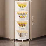 Modern Minimalist Square PP Movable Stackable Corner Shelf Unit – 2/3/4-Tier for Living Room