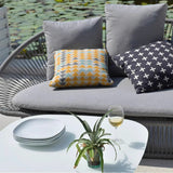 Sleek Waterproof Outdoor Coffee Table - 2-Tier Design for Patio & Garden