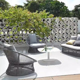 Sleek Waterproof Outdoor Coffee Table - 2-Tier Design for Patio & Garden