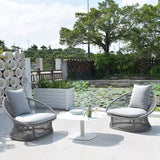Sleek Waterproof Outdoor Coffee Table - 2-Tier Design for Patio & Garden