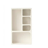Contemporary Scandinavian Rectangular Side Table with Storage Cabinets (4/5/6 Compartments) for Living Room