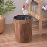 Elegant Minimalist Wooden Garbage Bin for Home