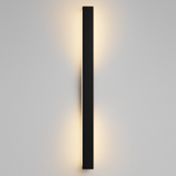 Sleek Black Minimalist Linear Dimmable LED Outdoor Wall Light - IP65 Weatherproof