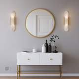 Elegant Marble Bedside Sconce Lamp