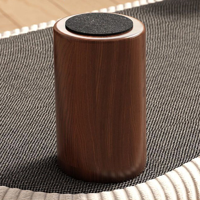 Contemporary Nordic Cuboid Footstool – Portable, Backless & Armless with Flannelette Tech Fabric on Solid Wood for Living Room