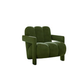 Sleek Modern Nordic Flannelette Solid Wood Sofa with Backrest and Armrest for Living Room
