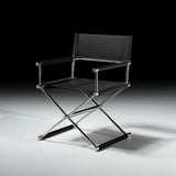 Modern Minimalist Square Cross Faux Saddle Leather Stainless Steel Dining Chair Backrest Armrest For Dining Room