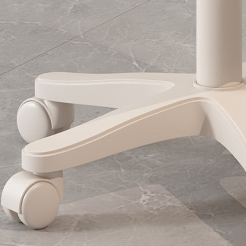 Ergonomic Adjustable Desk Chair with Contoured PU Leather Foam Cushioned Seat, Iron Frame, Backrest and Armrests – Modern Home Office