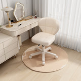 Ergonomic Adjustable Desk Chair with Contoured PU Leather Foam Cushioned Seat, Iron Frame, Backrest and Armrests – Modern Home Office