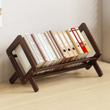 Sleek Modern Minimalist Rhombus Bamboo Bookshelf for Living Room