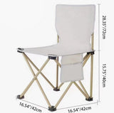 Modern Scandinavian Folding Chair with Steel X-Frame, Oxford Fabric, and Backrest – Ideal for Camping and Beach