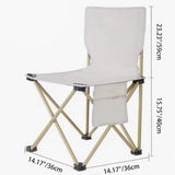 Modern Scandinavian Folding Chair with Steel X-Frame, Oxford Fabric, and Backrest – Ideal for Camping and Beach
