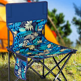 Modern Scandinavian Folding Chair with Steel X-Frame, Oxford Fabric, and Backrest – Ideal for Camping and Beach