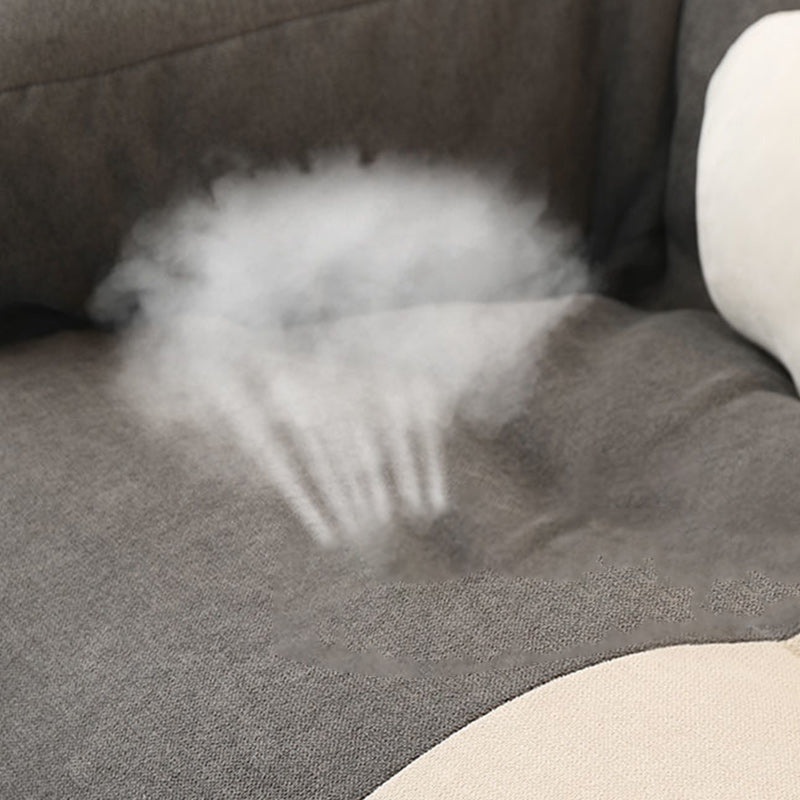 Sleek Modern Minimalist Square Tatami Fabric Sofa for Living Room