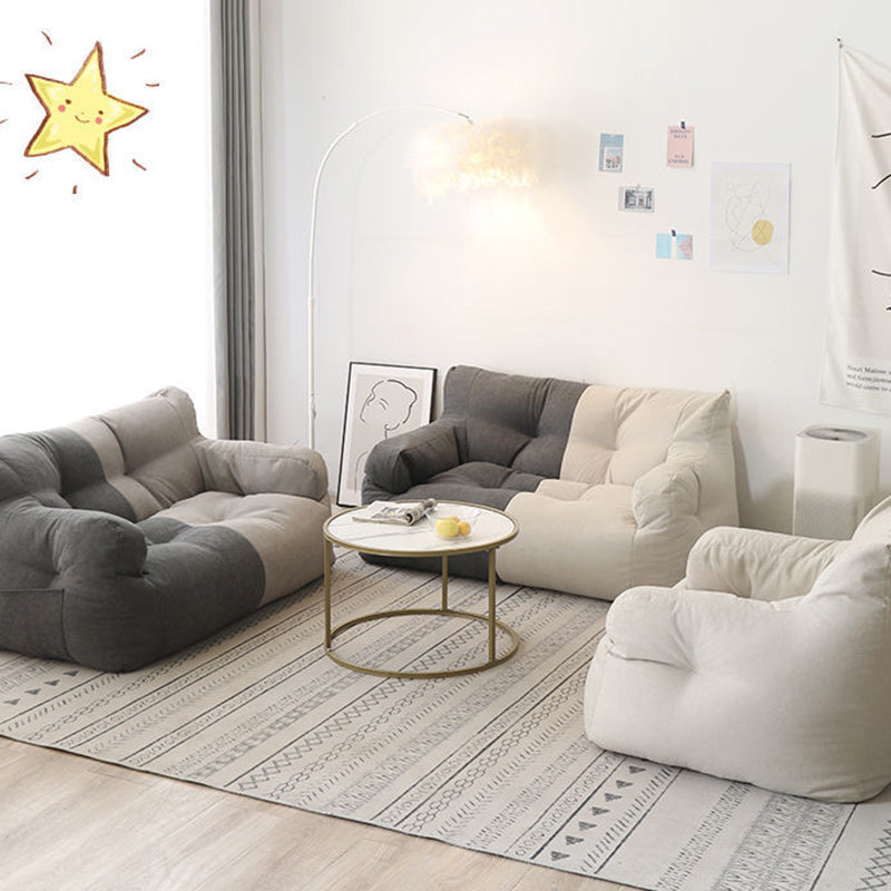 Sleek Modern Minimalist Square Tatami Fabric Sofa for Living Room