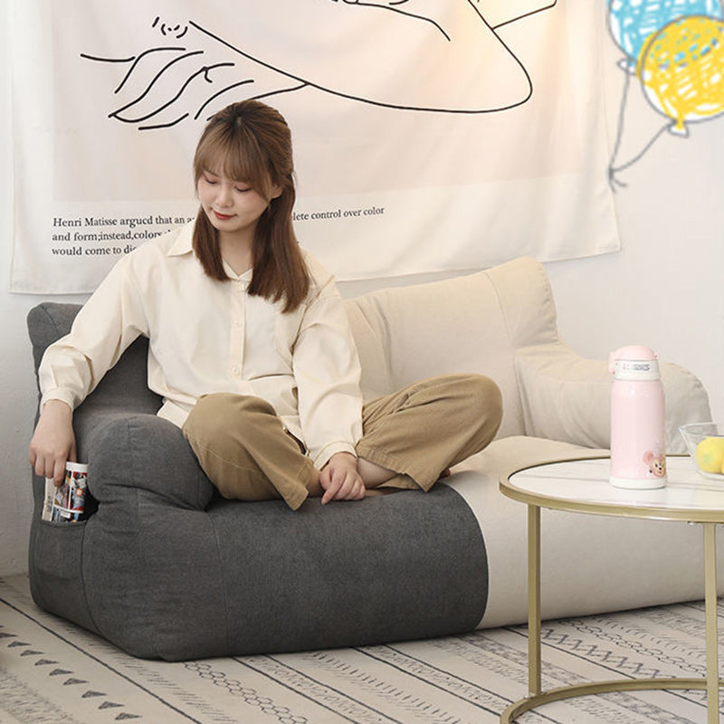 Sleek Modern Minimalist Square Tatami Fabric Sofa for Living Room