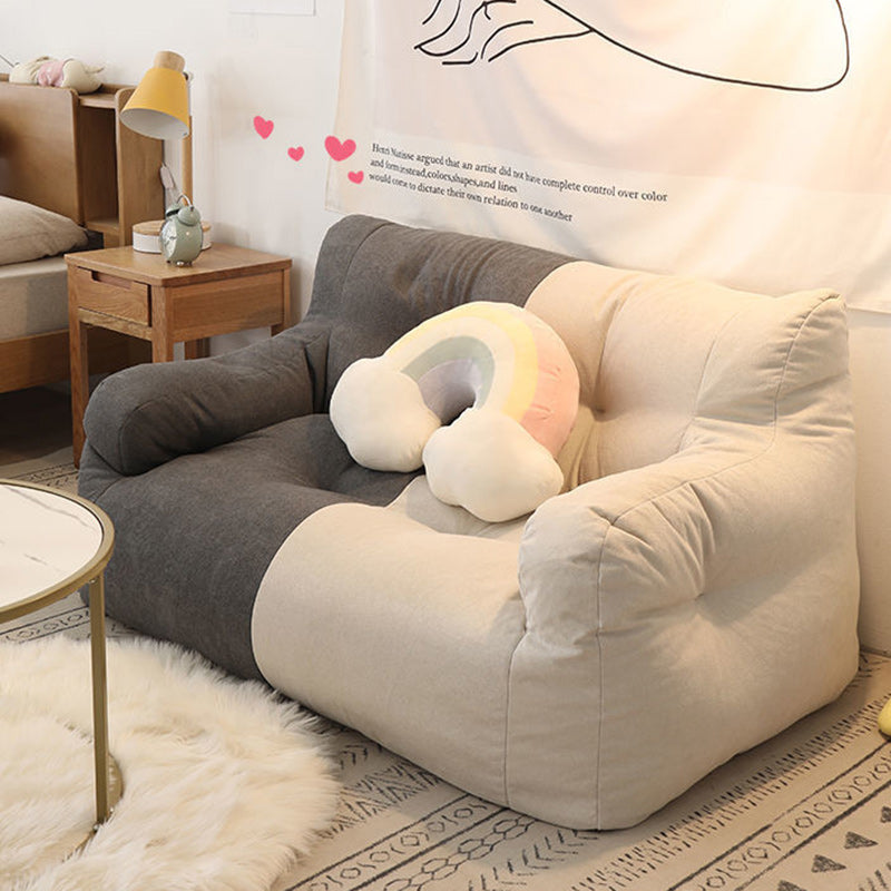Sleek Modern Minimalist Square Tatami Fabric Sofa for Living Room
