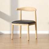 Contemporary Scandinavian Cow Corner Square Upholstered Microfiber Leather Carbon Steel Dining Chair Backrest For Dining Room