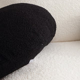 Modern Panda Lambswool & Carbon Steel Recliner Backrest for Living Room