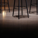 Contemporary Nordic Round Bar Stool - Upholstered Iron Frame with Backrest & Footrest, Available in PU Leather, Microfiber Leather, or Genuine Leather for Dining Room