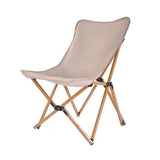 Contemporary Industrial-Style Oxford Fabric Folding Camping Chair with Backrest for Outdoor Patio