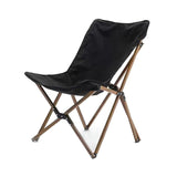 Contemporary Industrial-Style Oxford Fabric Folding Camping Chair with Backrest for Outdoor Patio