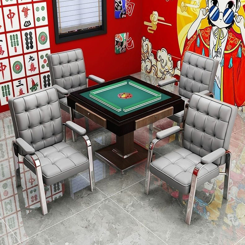 Modern Luxury PU Leather Accent Chair with Steel Frame, Backrest & Armrests for Living Room
