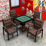Modern Luxury PU Leather Accent Chair with Steel Frame, Backrest & Armrests for Living Room