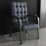 Modern Luxury PU Leather Accent Chair with Steel Frame, Backrest & Armrests for Living Room