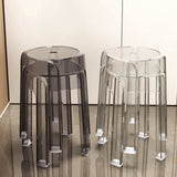 Modern Simplicity Round Acrylic Dining Chair For Dining Room