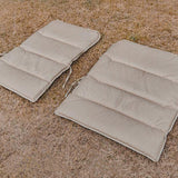 Modern Minimalist Rectangle Aluminum Outdoor Folding Chair with Oxford & Textilene Fabric, PVC Pearl Cotton Padding, Backrest & Armrests – Ideal for Garden & Camping