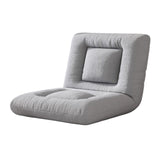 Modern Minimalist Rectangular Steel-Frame Armless Lounge Sofa with Backrest, Velvet and Cotton-Linen Upholstery, PP Cotton Fill, for Bedroom