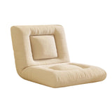 Modern Minimalist Rectangular Steel-Frame Armless Lounge Sofa with Backrest, Velvet and Cotton-Linen Upholstery, PP Cotton Fill, for Bedroom