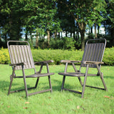 Modern Minimalist Waterproof Folding Camping Chair with Carbon Steel Frame, PVC Seat, Backrest & Armrests – Ideal for Garden