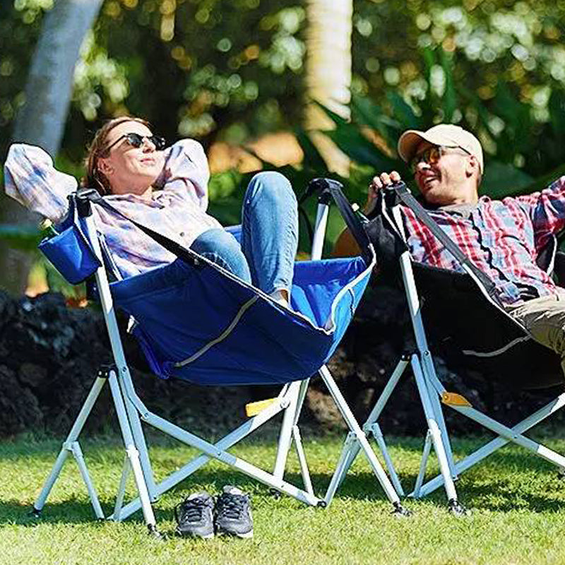 Modern Minimalist Foldable Camping Chair with Detachable Arc Frame, Oxford & Mesh Fabric, Steel Pipe Frame, Backrest & Armrests for Outdoor Garden Use