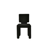 Contemporary Scandinavian Square Round Triangle Teddy Velvet Wood Dining Chair Backrest For Dining Room