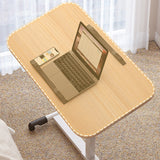 Modern Minimalist Rectangular Stainless Steel Desk with Liftable 4-Leg Frame for Home Office