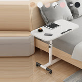 Modern Minimalist Rectangular Stainless Steel Desk with Liftable 4-Leg Frame for Home Office