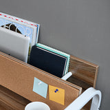 Modern Minimalist Rectangular Desk with Carbon Steel Frame and MDF Top, 4-Leg Home Office Desk