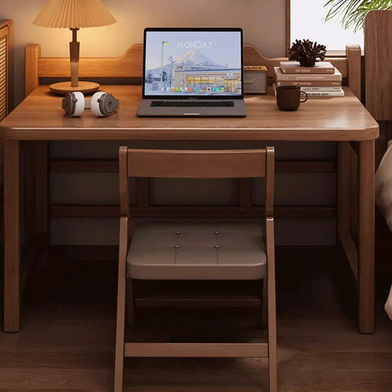 Sleek Modern Minimalist Wooden Rectangular Desk for Home Office