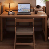 Sleek Modern Minimalist Wooden Rectangular Desk for Home Office