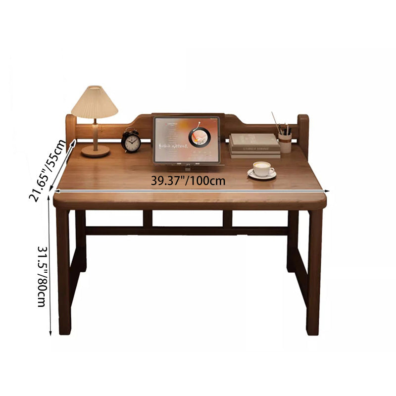 Sleek Modern Minimalist Wooden Rectangular Desk for Home Office