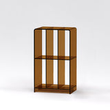 Chic Modern Minimalist Acrylic Rectangular Bookshelf for Living Room