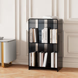 Chic Modern Minimalist Acrylic Rectangular Bookshelf for Living Room
